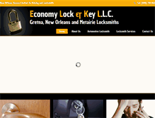 Tablet Screenshot of economylockandkeyla.com